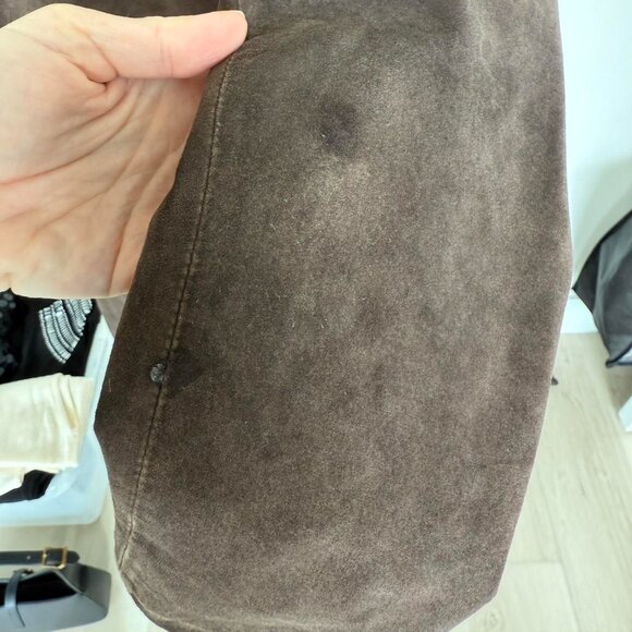 Y2K brown suede leather jacket - Picture 8 of 8